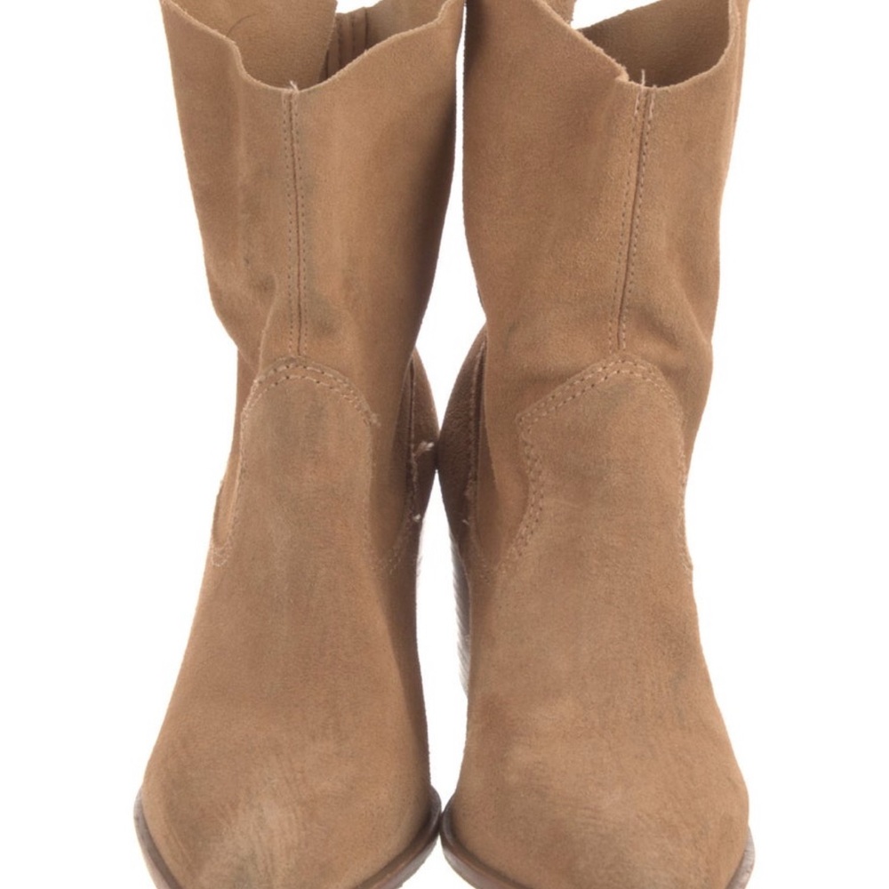 Schutz Tan Suede Women's Boots
